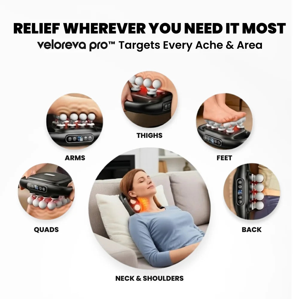 Veloreva Pro™ 16-Head Massager